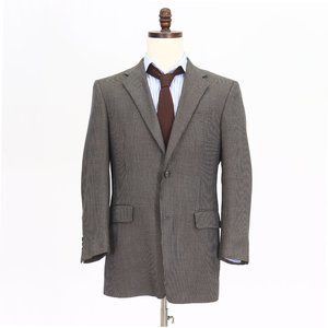 Hart Schaffner Marx 38R Beige HT 2-Button Sport Coat Blazer Jacket O059